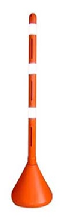 Señalizador vial tubular